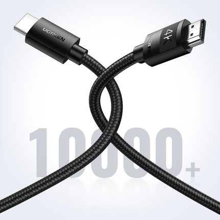 UGREEN HDMI 2.0 4K audio video cable, durable, braided, 1 m, black – image 6