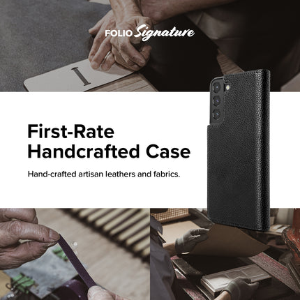 Ringke Leather case with flap for Galaxy S22+ Folio Signature black – image 7