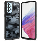 Ringke Galaxy A73 Fusion Matte black case with gel frame