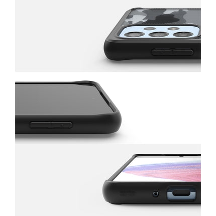 Ringke Galaxy A73 Fusion Matte black case with gel frame – image 4