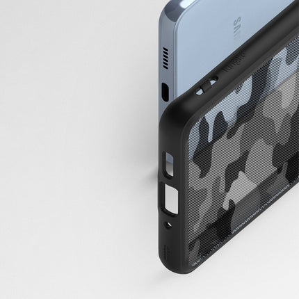 Ringke Galaxy A73 Fusion Matte black case with gel frame – image 6