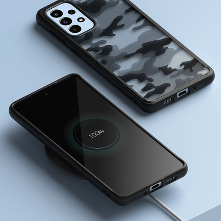 Ringke Galaxy A73 Fusion Matte black case with gel frame – image 7