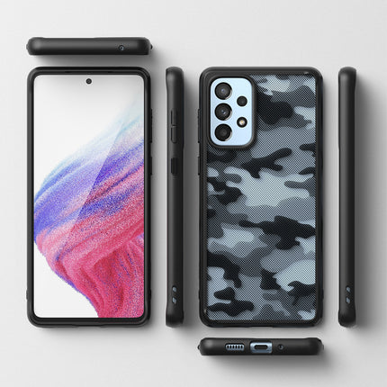 Ringke Galaxy A73 Fusion Matte black case with gel frame – image 8