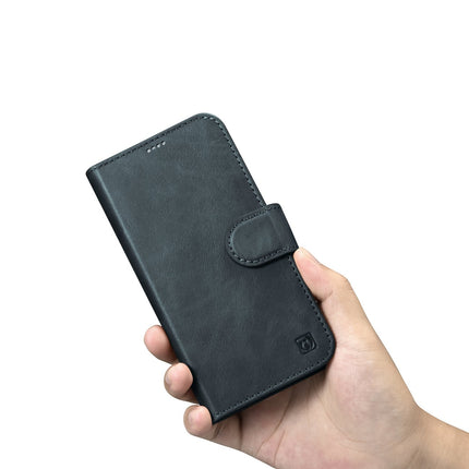 ICARER 2in1 Leather Flip Cover iPhone 14 Pro Anti-RFID Oil Wax Wallet Case Blue – image 11