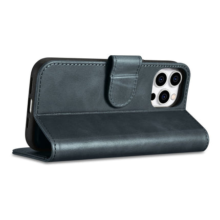 ICARER 2in1 Leather Flip Cover iPhone 14 Pro Anti-RFID Oil Wax Wallet Case Blue – image 8