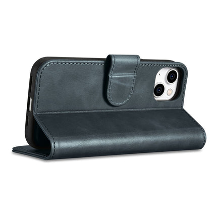ICARER 2in1 Leather Flip Cover iPhone 14 Plus Anti-RFID Oil Wax Wallet Case Blue – image 9