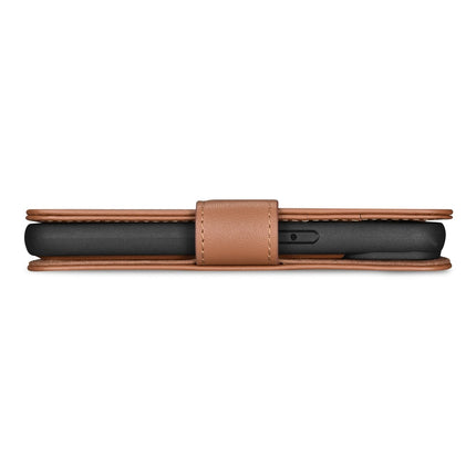 ICARER 2in1 Leather Flip Cover iPhone 14 Plus Anti-RFID Wallet Case Brown – image 4