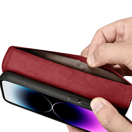 ICARER 2in1 Leather Flip Cover iPhone 14 Pro Max Anti-RFID Wallet Case Red – image 11