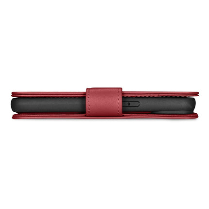 ICARER 2in1 Leather Flip Cover iPhone 14 Pro Max Anti-RFID Wallet Case Red – image 4
