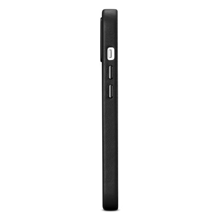ICARER Natural leather case cover for iPhone 14 Plus MagSafe Case Leather, black – image 6