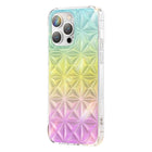 KINGXBAR Case, cover for iPhone 14 Plus, back cover, Miya Series, rainbow