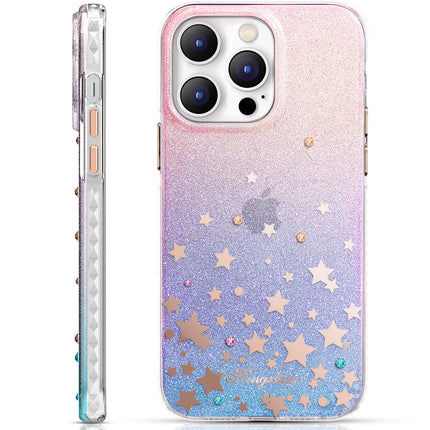KINGXBAR iPhone 14 Plus Heart Star Series ZODIAC case with stars – image 9