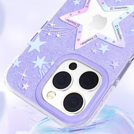 KINGXBAR iPhone 14 Plus Heart Star Series PURPLE STAR star case – image 4