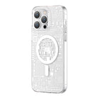 KINGXBAR Magnetic case for iPhone 14 Pro Max MagSafe PQY Geek Series silver