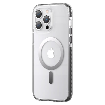 KINGXBAR Magnetic case for iPhone 14 MagSafe PQY Ice Crystal Series gray