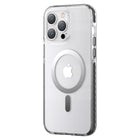 KINGXBAR Magnetic case for iPhone 14 Plus MagSafe PQY Ice Crystal Series gray
