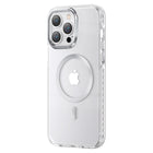 KINGXBAR Magnetic case for iPhone 14 Plus MagSafe PQY Ice Crystal Series silver