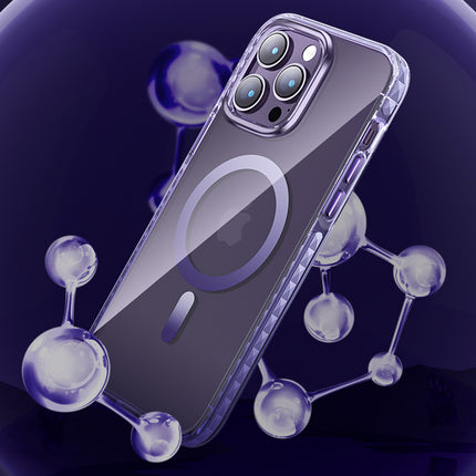 KINGXBAR Magnetic case for iPhone 14 Plus MagSafe PQY Ice Crystal Series silver – image 3
