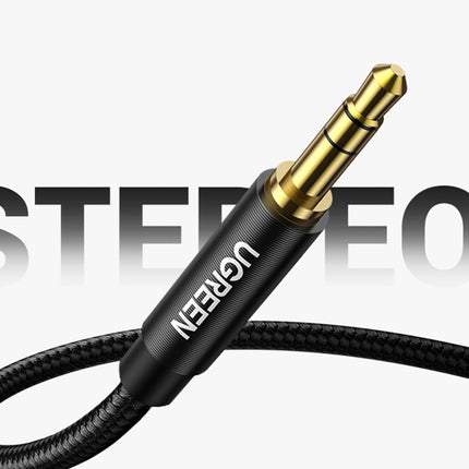 UGREEN AUX audio cable, straight minijack plug, 3.5 mm, 5 m, blue – image 5