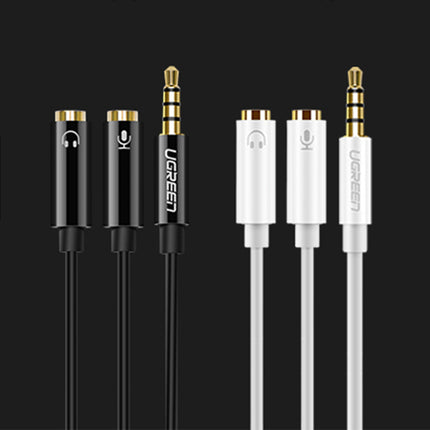 UGREEN 3.5 mm mini jack adapter splitter - 2 x 3.5 mm mini jack microphone and headphones black – image 9