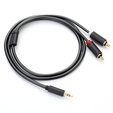 UGREEN Cable audio cable 3.5 mm mini jack - 2x RCA 1.5m black – image 4