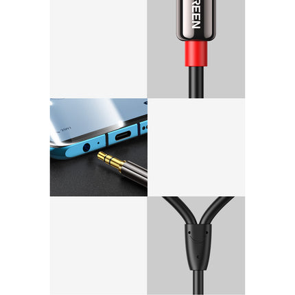 UGREEN Cable audio cable 3.5 mm mini jack - 2x RCA 1.5m black – image 18