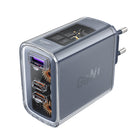 ACEFAST GaN 65W network charger 3 ports 1x USB 2x USB-C gray