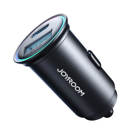 JOYROOM Mini car charger 60W USB-A QC3.0 USB-C PD black – image 2