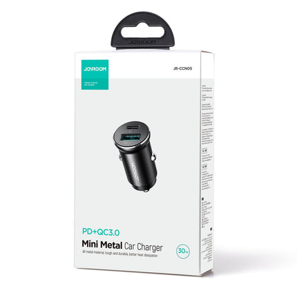 JOYROOM Mini car charger 60W USB-A QC3.0 USB-C PD black – image 16
