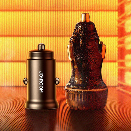 JOYROOM Mini car charger 30W USB-A QC3.0 USB-C PD black – image 9