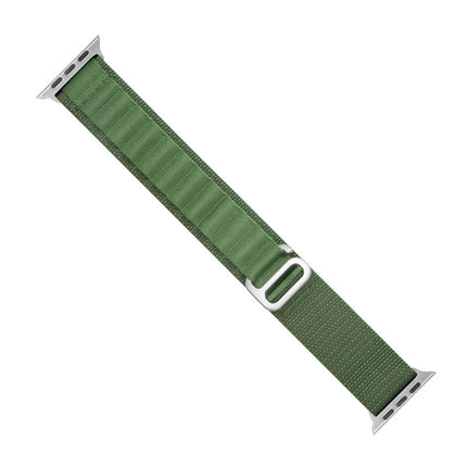 HURTEL Strap with Alpine steel buckle for Apple Watch 38 / 40 / 41 mm green – image 3