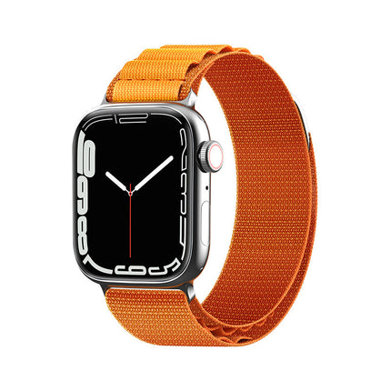 HURTEL Strap with Alpine steel buckle for Apple Watch 38 / 40 / 41 mm orange