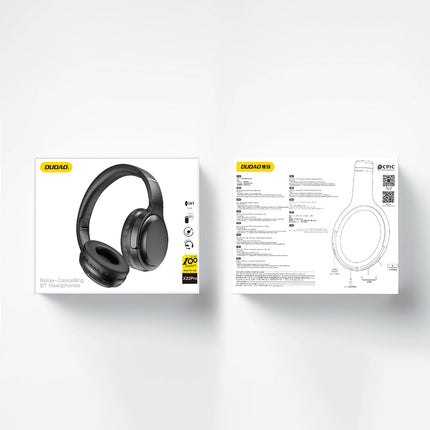 DUDAO Wireless Bluetooth 5.3 on-ear headphones, black – image 3
