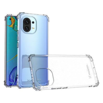 WOZINSKY Armored case for Xiaomi Mi 11 Anti Shock transparent