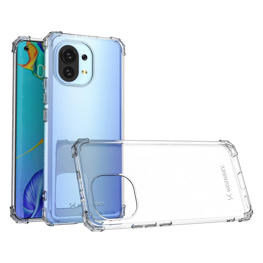 WOZINSKY Armored case for Xiaomi Mi 11 Anti Shock transparent