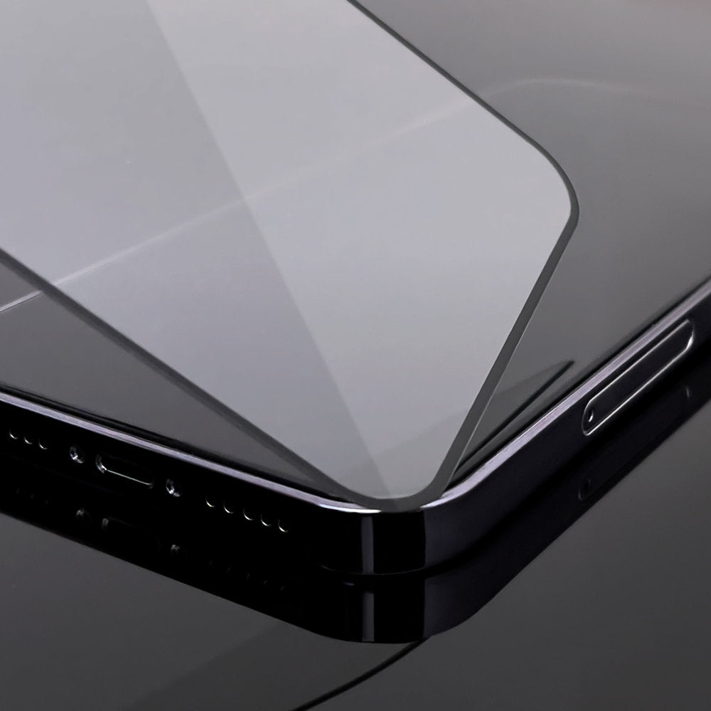 WOZINSKY Glass Film Tempered Glass with Frame for Samsung Galaxy A22 4G Full Cover Flexi Nano Screen Black – image 4