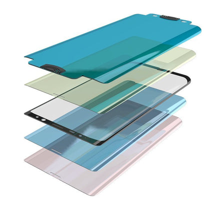 HURTEL Glass foil tempered glass for screen with frame Samsung Galaxy S21+ 5G 3D Edge Nano Flexi Glass black – image 2