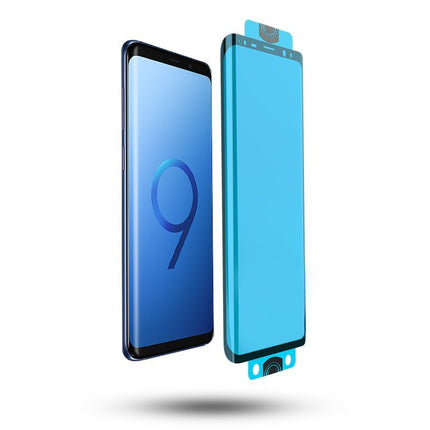 HURTEL Glass foil tempered glass for screen with frame Samsung Galaxy S21+ 5G 3D Edge Nano Flexi Glass black – image 4