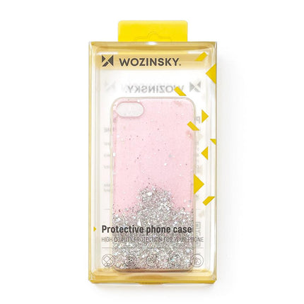 WOZINSKY Shiny case cover with glitter for Samsung Galaxy A22 4G Star Glitter transparent – image 8