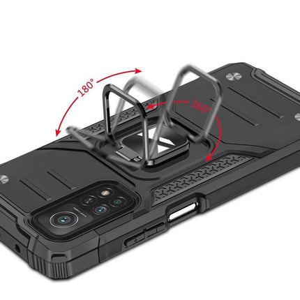 WOZINSKY Armored case cover + magnetic holder Mi Poco M4 Pro 5G / Redmi Note 11 5G Ring Armor black – image 5