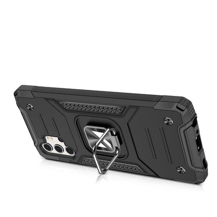WOZINSKY Armored case cover + magnetic holder for Samsung Galaxy A13 5G Ring Armor black – image 4