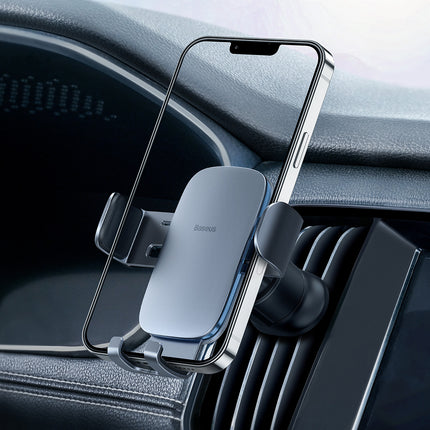 BASEUS Gravity car phone holder for the Metal Age II air vent, dark gray – image 4