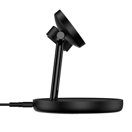 BASEUS 3in1 stand induction charger for iPhone Apple Watch AirPods + USB-C cable 1m black – image 3