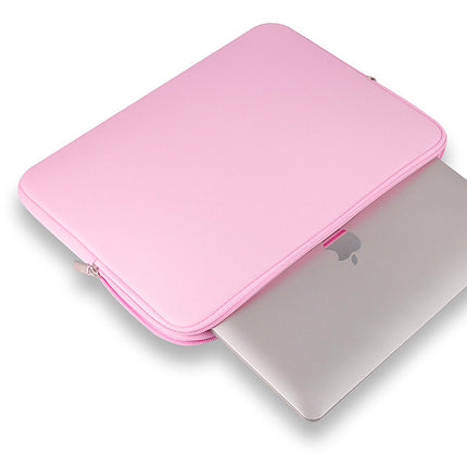 HURTEL Universal case with slip-on bag for a 14" laptop tablet, pink – image 3