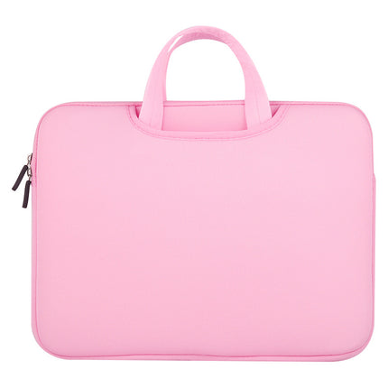 HURTEL Universal case, slip-on bag, for laptop, tablet 15.6'', pink