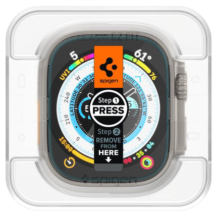 SPIGEN GlastR EZ Fit tempered glass for Apple Watch Ultra 49mm SET of 2 pcs. – image 2