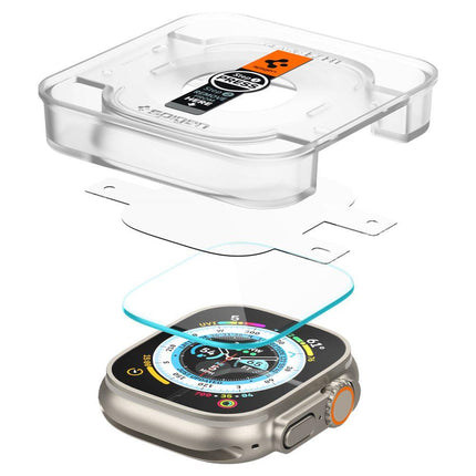SPIGEN GlastR EZ Fit tempered glass for Apple Watch Ultra 49mm SET of 2 pcs. – image 5