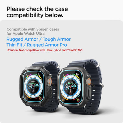 SPIGEN GlastR EZ Fit tempered glass for Apple Watch Ultra 49mm SET of 2 pcs. – image 6