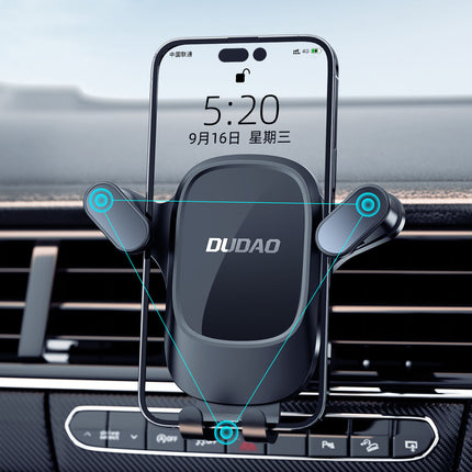 DUDAO Car phone holder for air vent, black – image 7