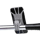 HURTEL Swivel silicone bicycle phone holder with detachable clamp, black
